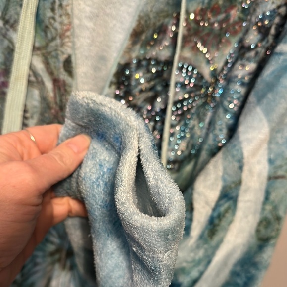 Essentials Blue and Green Swirl Jacket - Picture 9 of 10